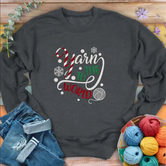 Yarn To The World Sweatshirt