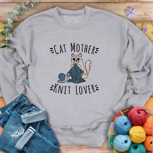 Cat & Knit Lover Sweatshirt