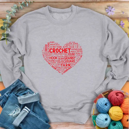 Crochet Conceptual Sweatshirt