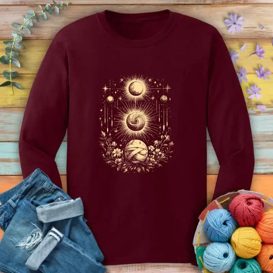 Bohemian Yarn Long Sleeve T-shirt