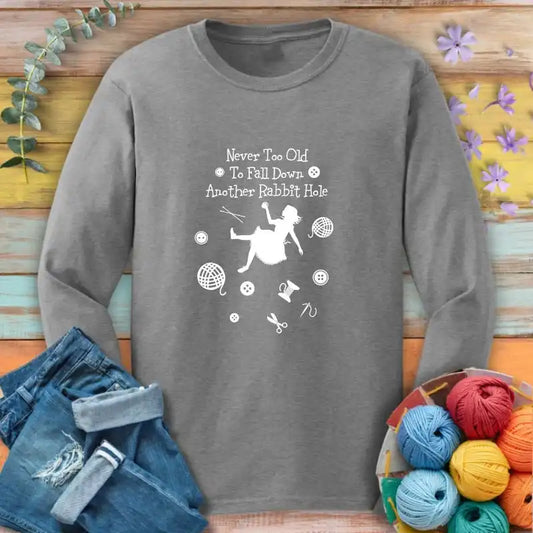 Yarn Rabbit Hole Long Sleeve T-shirt