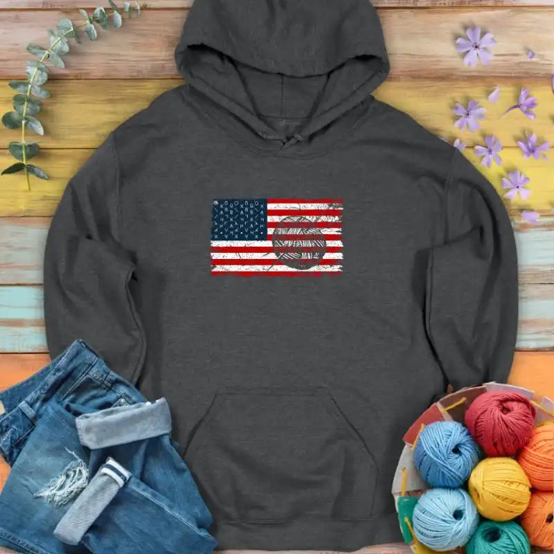 Knit Flag Hoodie