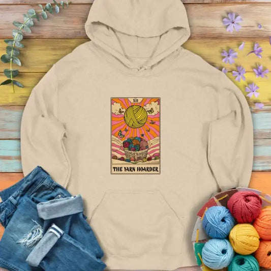 Yarn Hoarder Tarot Hoodie