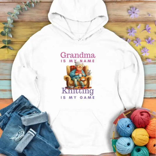 Knitting's My Game Hoodie