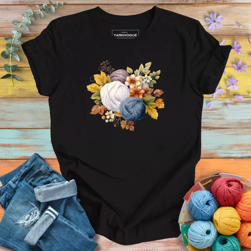 Autumn Yarn Bouquet T-shirt