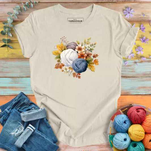 Autumn Yarn Bouquet T-shirt