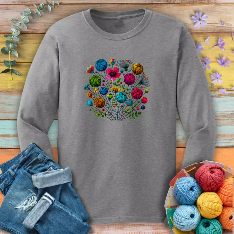 Blooming Yarn Long Sleeve T-shirt