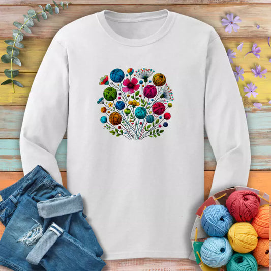 Blooming Yarn Long Sleeve T-shirt