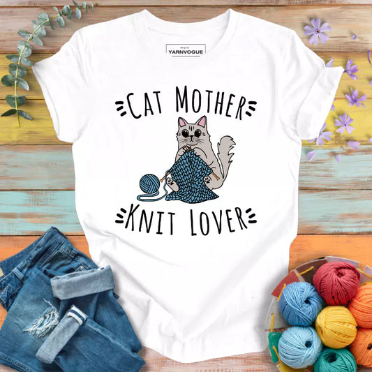 Cat & Knit Lover T-shirt