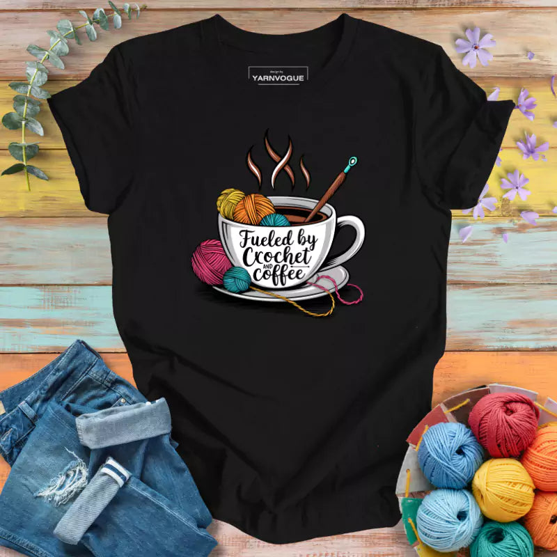 Crochet + Coffee T-shirt