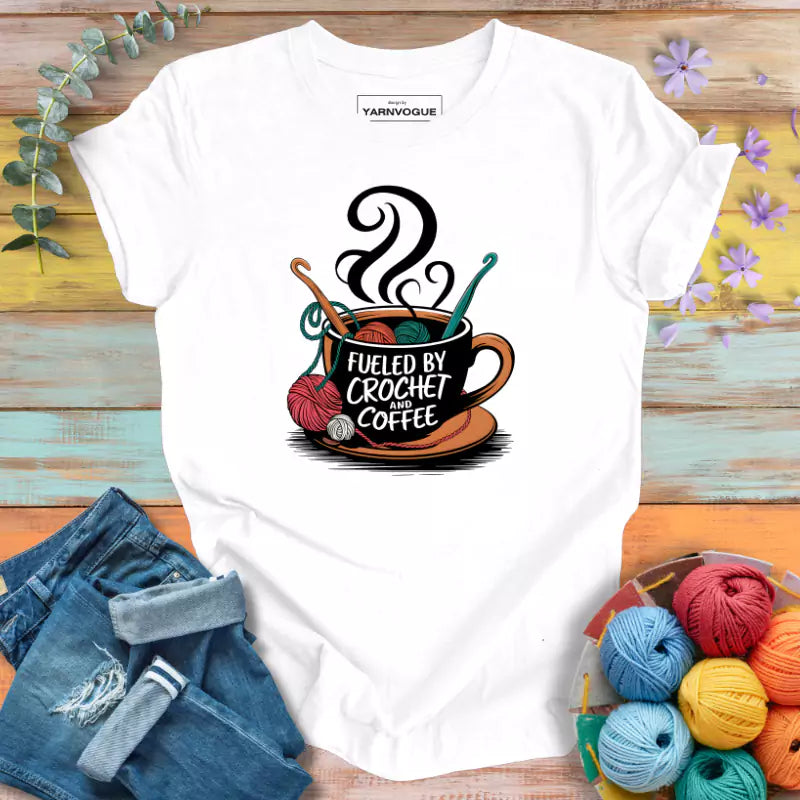 Coffee+Crochet = Energy T-shirt