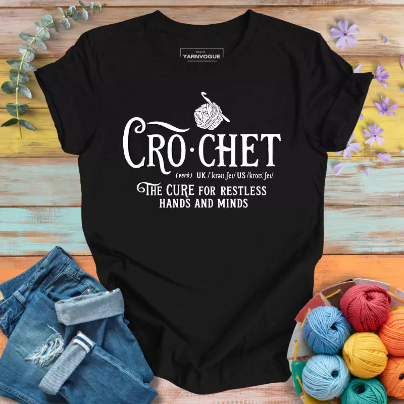 Crochet Calms MindsT-shirt