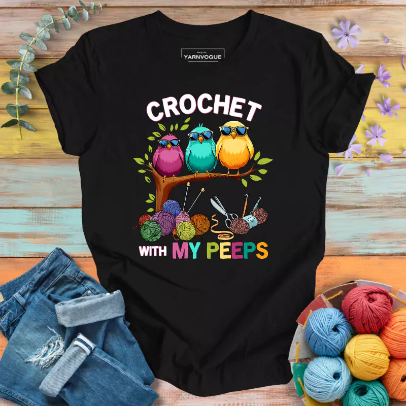 Crochet W/ My Peeps T-shirt