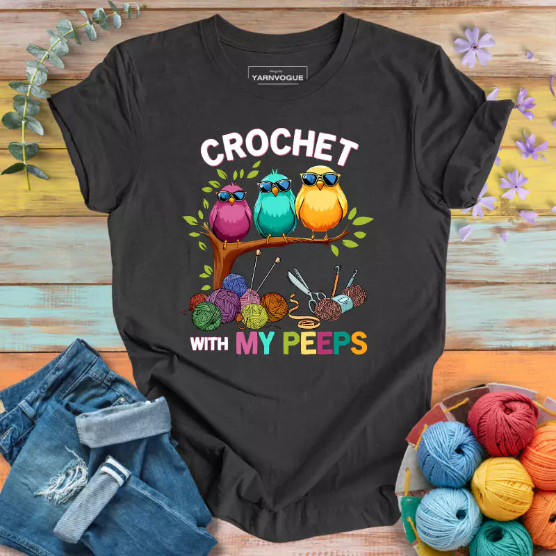 Crochet W/ My Peeps T-shirt