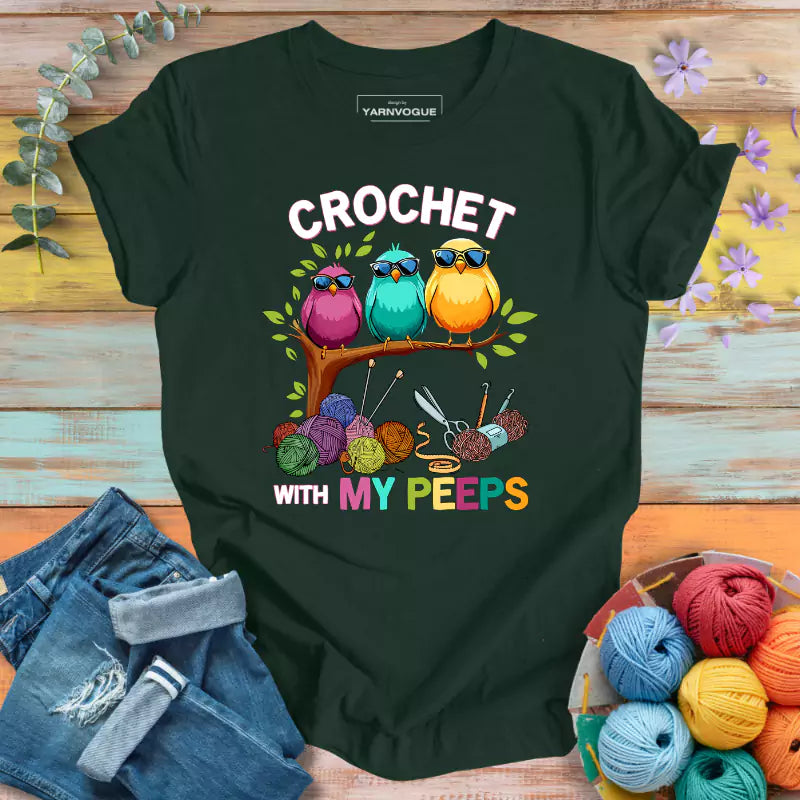 Crochet W/ My Peeps T-shirt