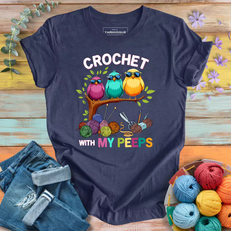 Crochet W/ My Peeps T-shirt