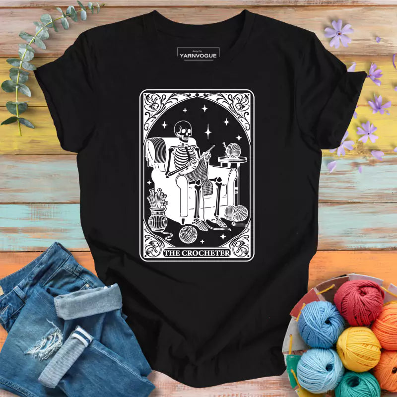 Skeleton Tarot Card T-shirt