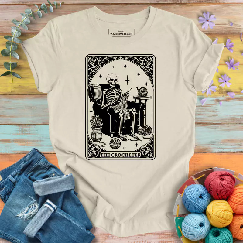 Skeleton Tarot Card T-shirt