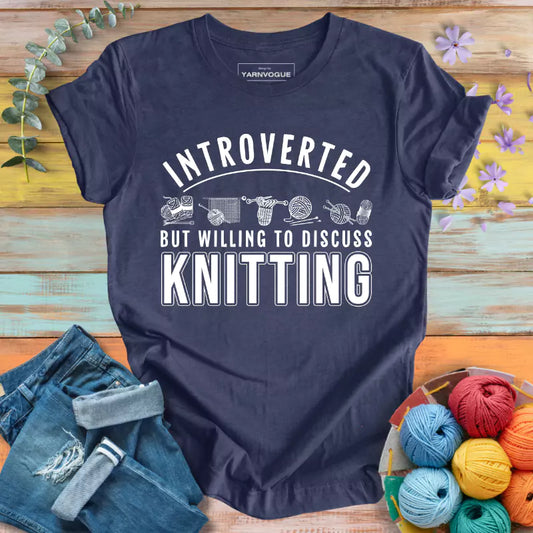 Discuss Knitting T-shirt