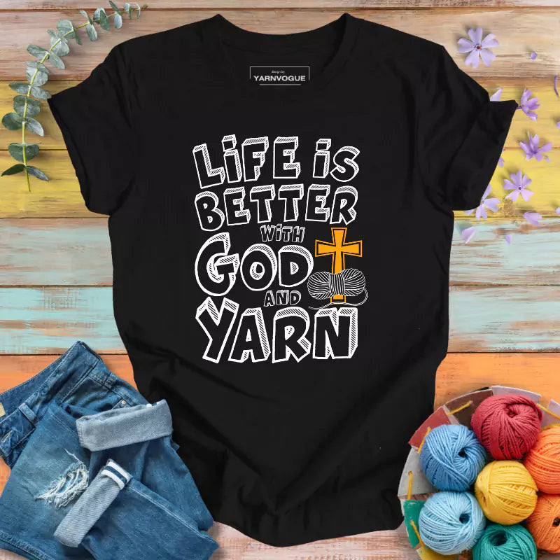 God and Yarn T-shirt