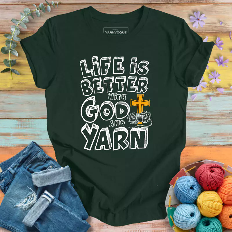 God and Yarn T-shirt