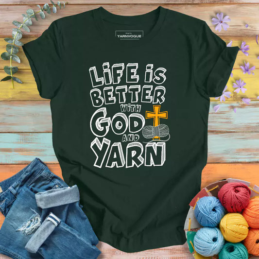 God and Yarn T-shirt