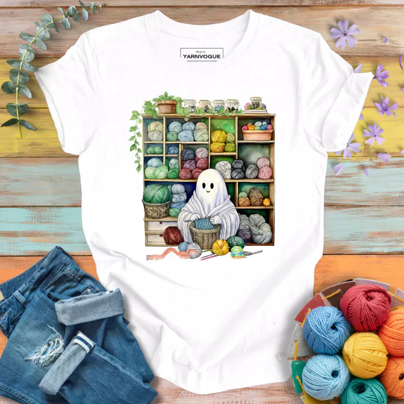 Halloween Yarn Shelf T-shirt