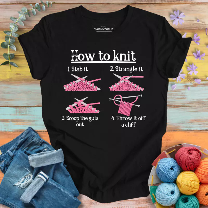 How To Knit T-shirt