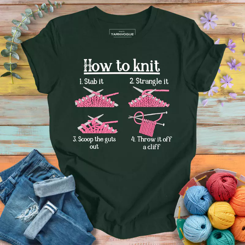 How To Knit T-shirt