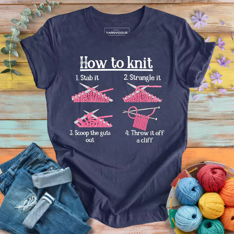 How To Knit T-shirt