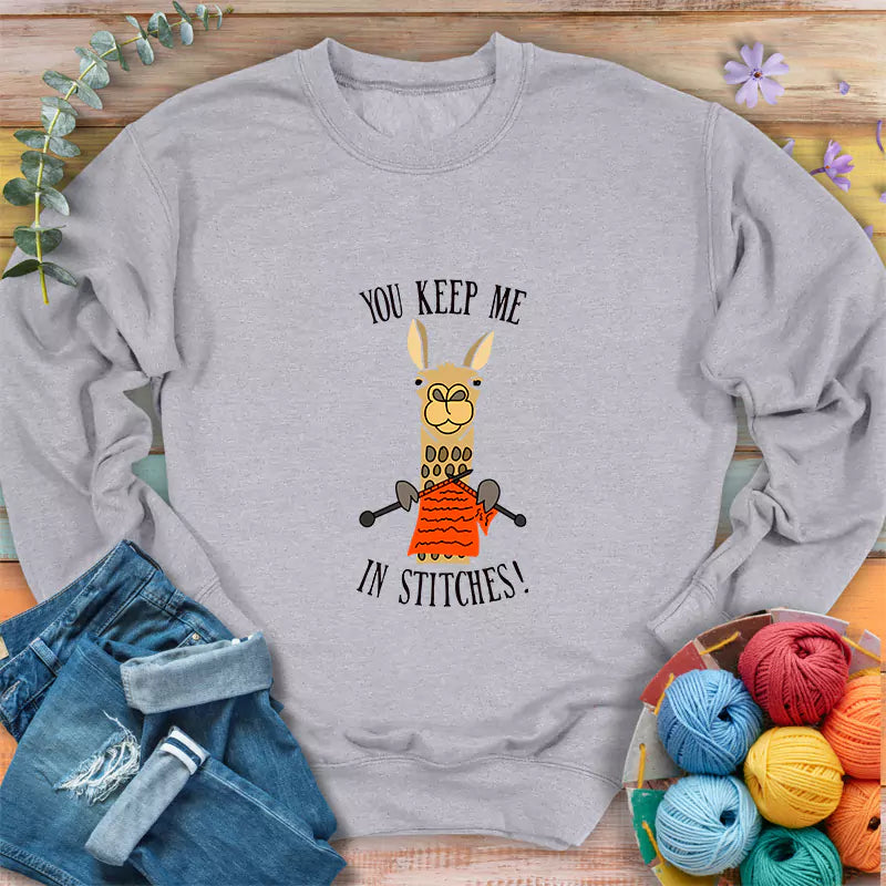 In Stitches Sweatshirt