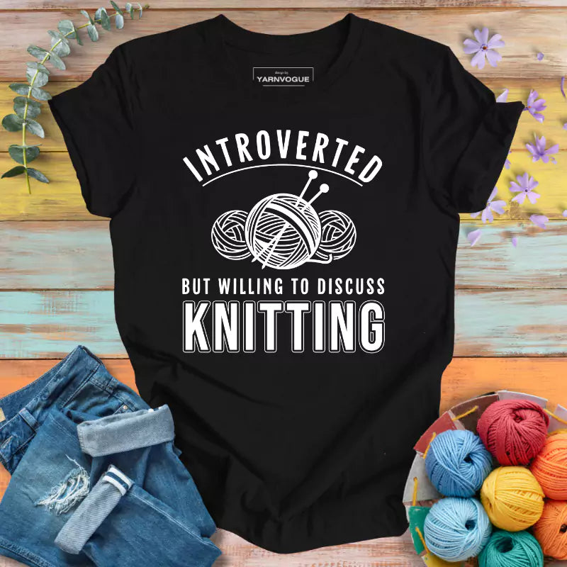 Introverted Knitting T-shirt