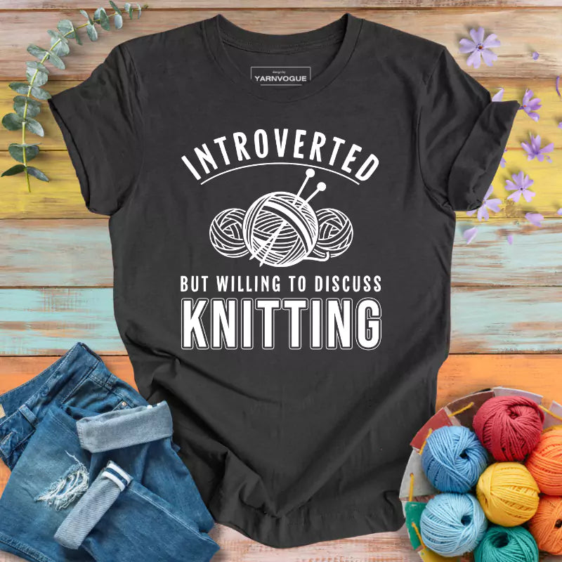 Introverted Knitting T-shirt