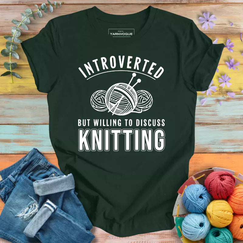 Introverted Knitting T-shirt