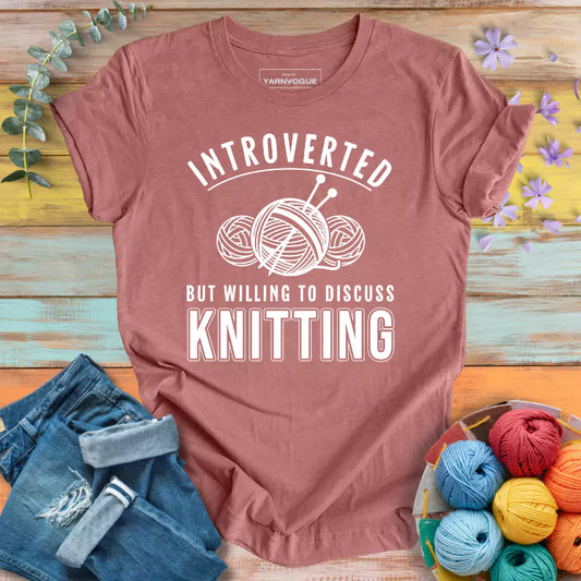 Introverted Knitting T-shirt