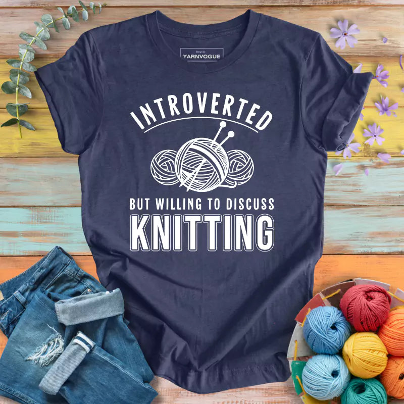 Introverted Knitting T-shirt