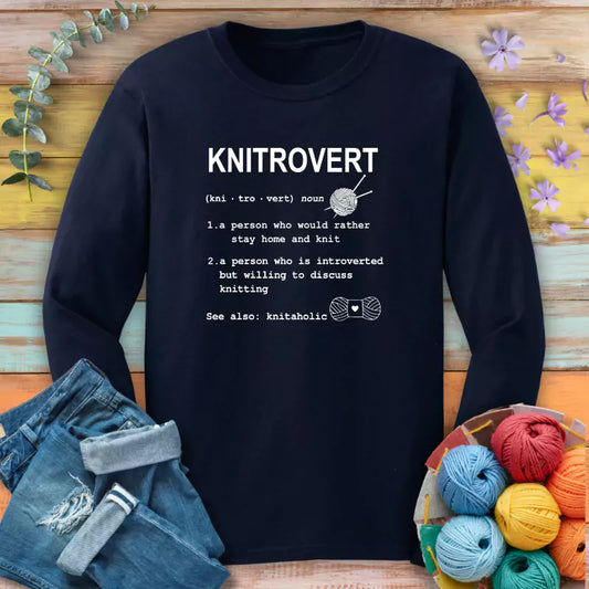 Knitrovert Long Sleeve T-shirt