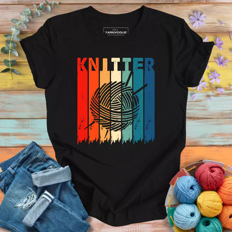 Knitter Rainbow T-shirt