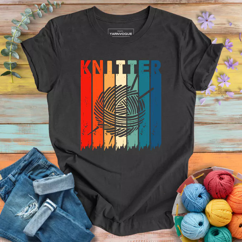 Knitter Rainbow T-shirt