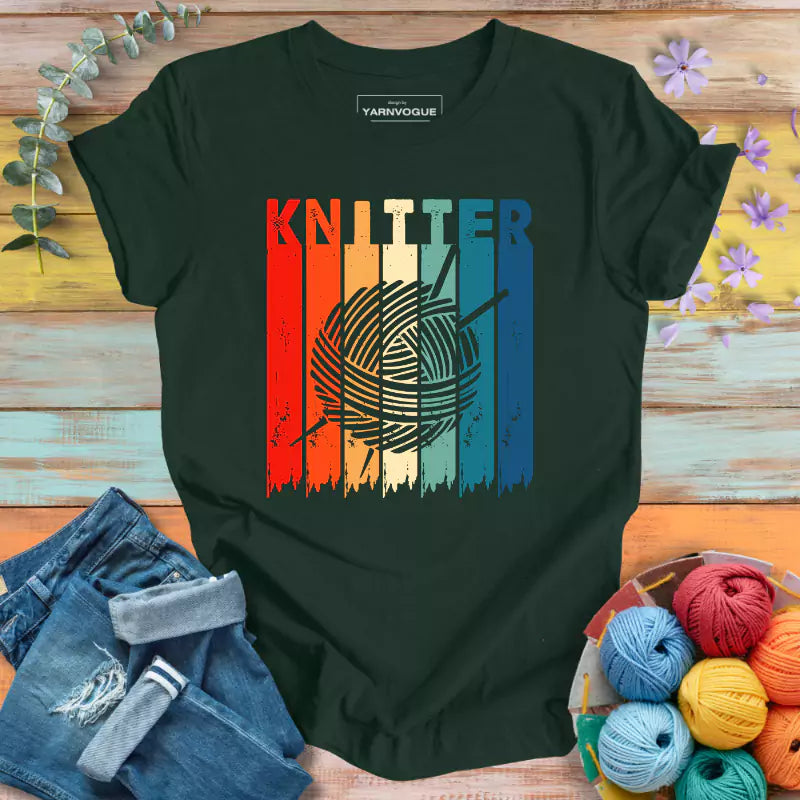 Knitter Rainbow T-shirt