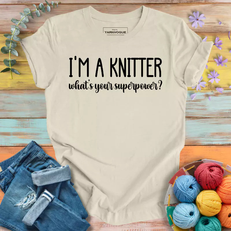 Knitter Superpower T-shirt