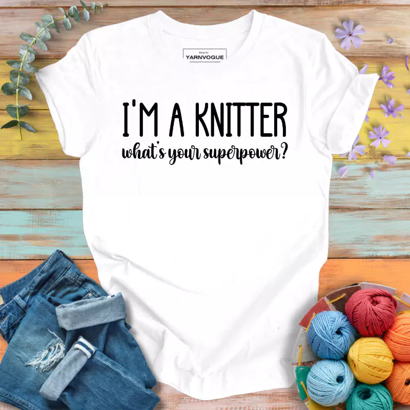 Knitter Superpower T-shirt