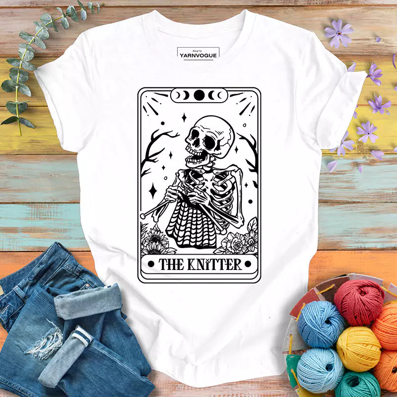 Knitter Tarot Card T-shirt