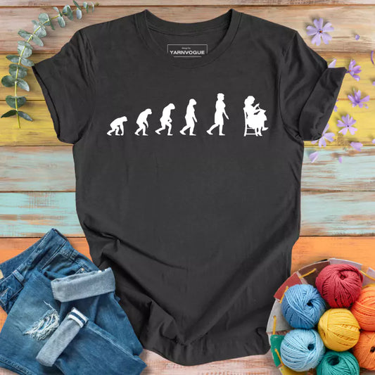 Knitting Evolution T-shirt