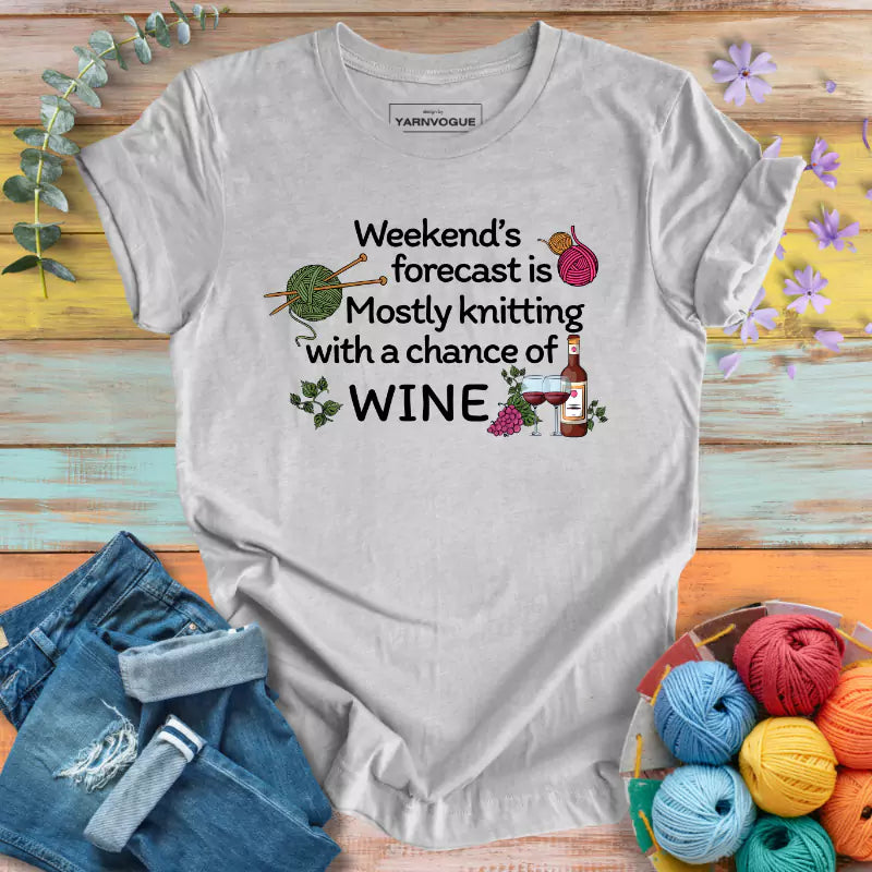 Knitting Forecast T-shirt