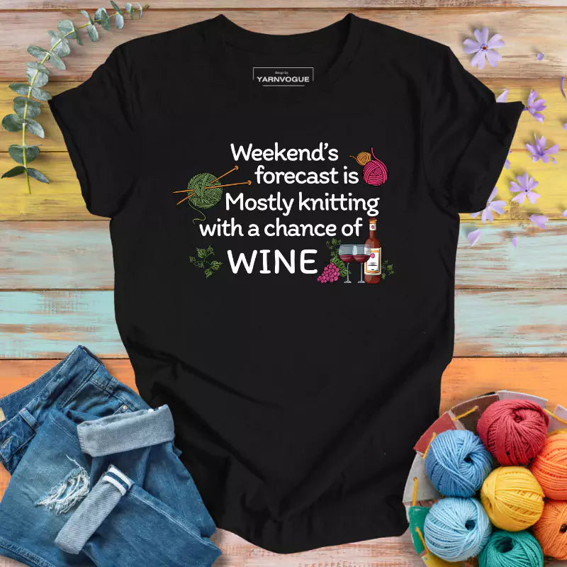 Knitting Forecast T-shirt