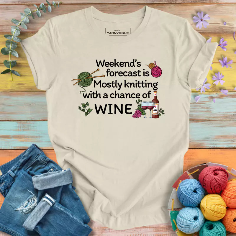 Knitting Forecast T-shirt