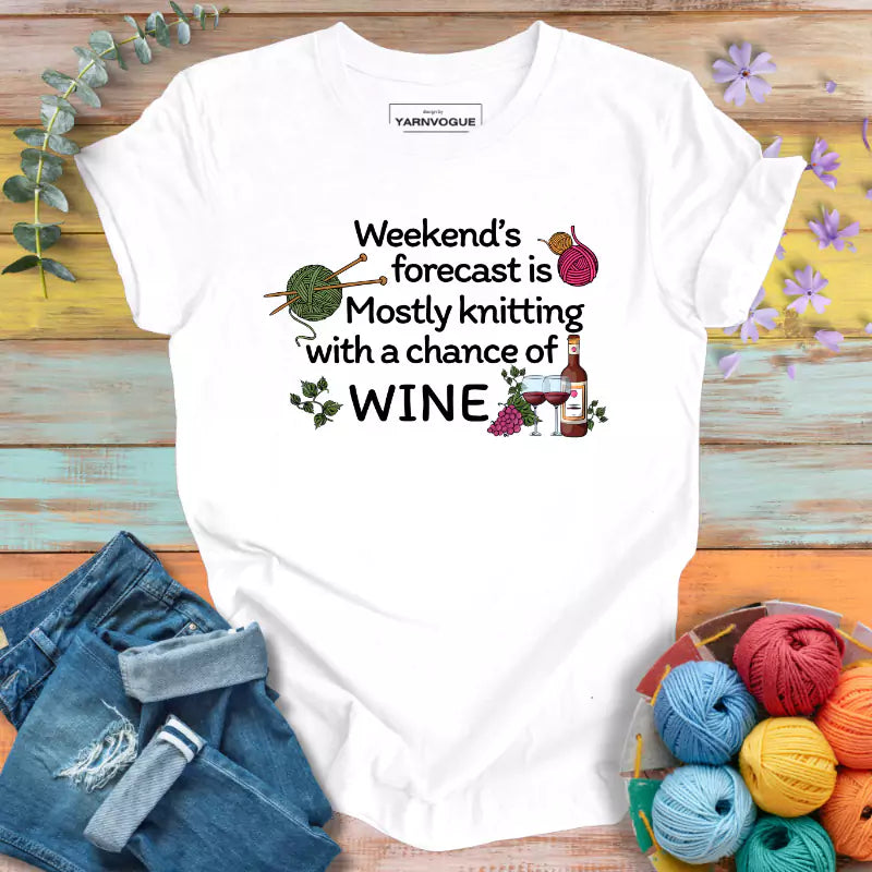 Knitting Forecast T-shirt