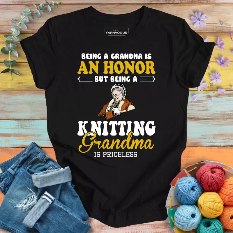 Knitting Grandma T-shirt