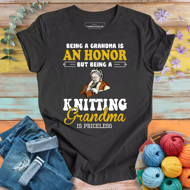 Knitting Grandma T-shirt